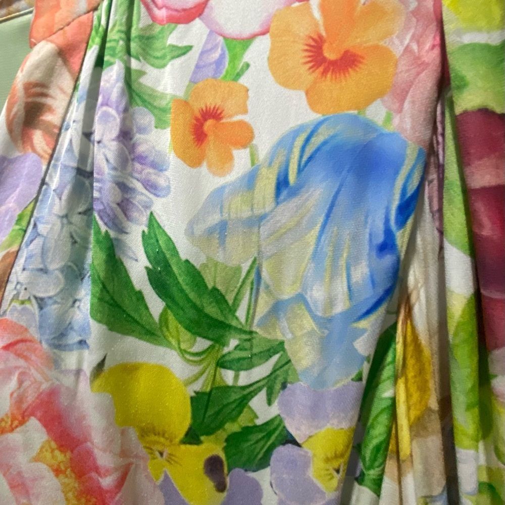 Alice + Olivia Antonette Long Sleeve Button Front Mini Dress 8 - Picture 12 of 13